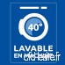 Bleu Câlin Couette 2 Personnes Microfibre  Chaude  Douce  Blanc  220x240 cm  KMF45 - B00EXJ8UKQ
